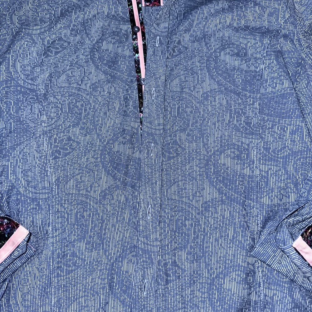 Eight X Men's Slim Fit Floral Paisley W/ Pink And Vibrant Floral Accent Sz XL - Picture 2 of 9